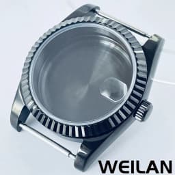36mm 40mm Silver Black Gold RoseGold NH34 NH35 NH36 NH38 NH39 NH70 NH72 ETA2824 PT5000 Watch Case Top Waterproof Sapphire Crysta