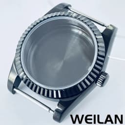 36mm 40mm Silver Black Gold RoseGold NH34 NH35 NH36 NH38 NH39 NH70 NH72 ETA2824 PT5000 Watch Case Top Waterproof Sapphire Crysta