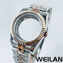 36mm 40mm Silver Black Gold RoseGold NH34 NH35 NH36 NH38 NH39 NH70 NH72 ETA2824 PT5000 Watch Case Top Waterproof Sapphire Crysta