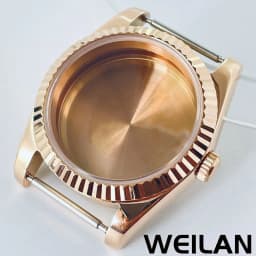 36mm 40mm Silver Black Gold RoseGold NH34 NH35 NH36 NH38 NH39 NH70 NH72 ETA2824 PT5000 Watch Case Top Waterproof Sapphire Crysta