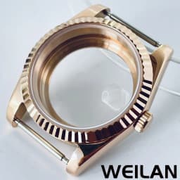 36mm 40mm Silver Black Gold RoseGold NH34 NH35 NH36 NH38 NH39 NH70 NH72 ETA2824 PT5000 Watch Case Top Waterproof Sapphire Crysta