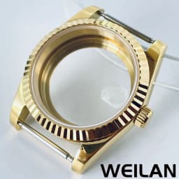 36mm 40mm Silver Black Gold RoseGold NH34 NH35 NH36 NH38 NH39 NH70 NH72 ETA2824 PT5000 Watch Case Top Waterproof Sapphire Crysta