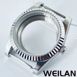 36mm 40mm Silver Black Gold RoseGold NH34 NH35 NH36 NH38 NH39 NH70 NH72 ETA2824 PT5000 Watch Case Top Waterproof Sapphire Crysta