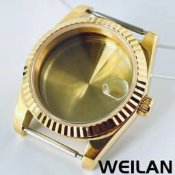 36mm 40mm Silver Black Gold RoseGold NH34 NH35 NH36 NH38 NH39 NH70 NH72 ETA2824 PT5000 Watch Case Top Waterproof Sapphire Crysta