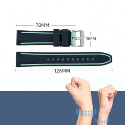 Soft Silicone Watch Band for Omega x Swatch joint MoonSwatch Diving Waterproof Rubber Strap Watch Accessories Men Women 20mm