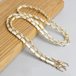 120CM Fashion PU Leather Metal Handbag Chain Replaceable Shoulder Bag Straps Crossbody Backpack Belts Accessories