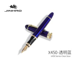 Jinhao X450 Fountain Pen M/Bent Fine Iraurita Nib Luxury Elegant Pens Writing ink Pens Office School Supplies Stationery PK 9019