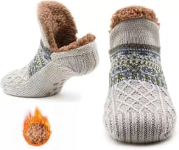 Fall Winter Non‑Slip Floor Socks Super Soft Warm Slipper Socks Unisex Snow Sleep Carpet Yoga Socks for Men Women Indoor House