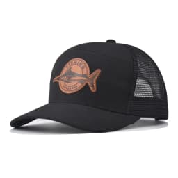 Hot Sale Unisex Seven-Panel Style Trucker Hat Adjustable Baseball Cap Shark Pattern Patch Fishing Hat