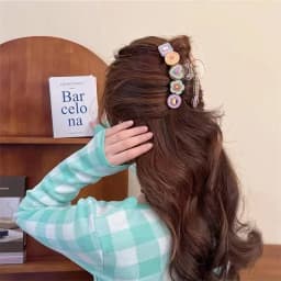 Colorful Dopamine Hair Claw Hairpins for Girls Women Korean Sweet Simple Irregular Hair Clips Headwears Fashion Design