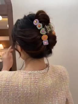 Colorful Dopamine Hair Claw Hairpins for Girls Women Korean Sweet Simple Irregular Hair Clips Headwears Fashion Design