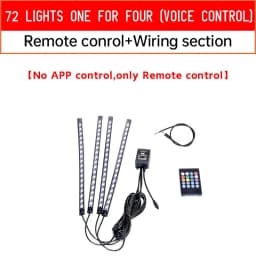12V Motorcycle Led Light Multi-Color Atmosphere Light Sound Control Decorative Neon Lamp For Harley Yamaha Honda Kawasaki Suzuki