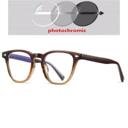 Vintage Square Prescription Glasses For The Nearsighted Rivet Frame Anti Blue Rays Student Myopes Lunettes 0 -0.5 -0.75 To -6.0