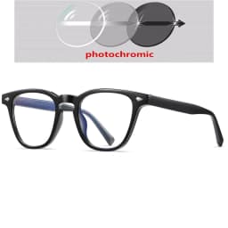 Vintage Square Prescription Glasses For The Nearsighted Rivet Frame Anti Blue Rays Student Myopes Lunettes 0 -0.5 -0.75 To -6.0