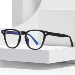 Vintage Square Prescription Glasses For The Nearsighted Rivet Frame Anti Blue Rays Student Myopes Lunettes 0 -0.5 -0.75 To -6.0