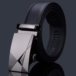 Men's belt automatic buckle leather men's high-quality leather belt jeans casual fashion versatile