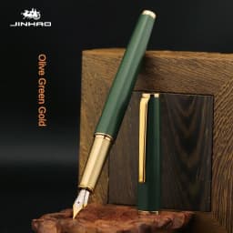 Jinhao 95 Fountain Pen Luxury Retro Design Elegant Material Clip M/F/EF Fine Nib Writing Pens Stationery Office Supplies PK 9019