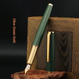 Jinhao 95 Fountain Pen Luxury Retro Design Elegant Material Clip M/F/EF Fine Nib Writing Pens Stationery Office Supplies PK 9019