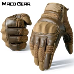 Touchscreen PU Leather Motorcycle Gloves Racing Pit Bike Riding Motorbike Moto Motocross Enduro Non-slip Protective Gear Men