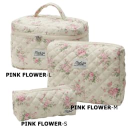 3Pcs Cotton Quilted Makeup Bag Set Women Zipper Cosmetic Organizer Female Cloth Handbag Portable Toiletry Case for Girls