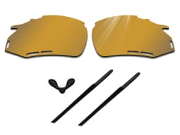 Glintbay Polarized Lenses Replacement with Rubber Nosepads and Earsocks for Rudy Project Fotonyk Sunglasses -Multiple Colors
