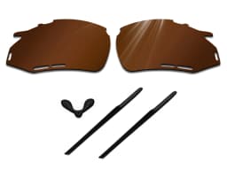 Glintbay Polarized Lenses Replacement with Rubber Nosepads and Earsocks for Rudy Project Fotonyk Sunglasses -Multiple Colors