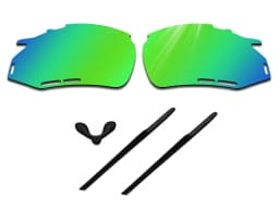 Glintbay Polarized Lenses Replacement with Rubber Nosepads and Earsocks for Rudy Project Fotonyk Sunglasses -Multiple Colors
