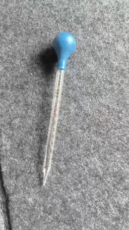 Glass Graduated Burette Laboratory Pipette With Large Rubber Cap 10 Ml Glass Stirring Rod For Transferring Li