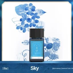 HONGDIAN Fountain Pen Ink 18ml Chinese ink Multicolour Glass Bottled Writing Calligraphy ink Office School Supplies Stationery