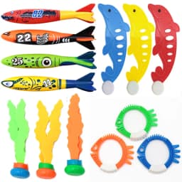 Diving Toys Breath Closure Training Water Underwater Toy Set Children's Swimming Pool Treasure Hunt Water Ring Diamond Kids Toys