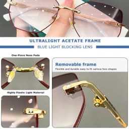 CRIXALIS Fashion Butterfly Reading Sunglasses Women Computer Glasses Anti Blue Light Female Gradient Presbyopic Lens +1.0 +2.0