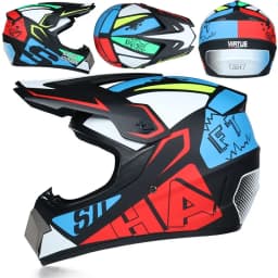 Motorcycle Helmet Children Off-road Helmet For Kids child MotoBike Downhill AM DH Cross safety Helmet Capacete Motocross Casco