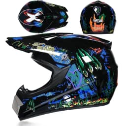 Motorcycle Helmet Children Off-road Helmet For Kids child MotoBike Downhill AM DH Cross safety Helmet Capacete Motocross Casco