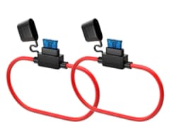 Lots Automotive Mini Waterproof Fuse Holder 14AWG For 2V 30A Car Insert In-Line Fuse Holder, Cord Cutting Switch Socket