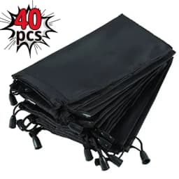 Sunglasses Storage Bag Women Men Black Waterproof Portable Storage Bag Dustproof Drawstring Fashion Glasses Bag Simple Accessory