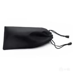 Sunglasses Storage Bag Women Men Black Waterproof Portable Storage Bag Dustproof Drawstring Fashion Glasses Bag Simple Accessory