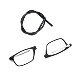 Magnetic Readers Reading Glasses for Men Portable Square Plastic Titanium Diopter Hanging Neck 1.0 1.5 2.0 2.5 3.0 3.5
