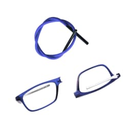 Magnetic Readers Reading Glasses for Men Portable Square Plastic Titanium Diopter Hanging Neck 1.0 1.5 2.0 2.5 3.0 3.5