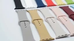 Silicone Band For Apple Watch strap 44mm 45mm 40mm 41mm 42-38mm 45 mm sport bracelet iwatch series 8 7 6 5 4 3 SE 9 Ultra 2 49mm