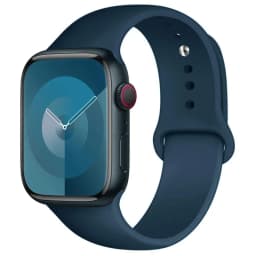 Silicone Band For Apple Watch strap 44mm 45mm 40mm 41mm 42-38mm 45 mm sport bracelet iwatch series 8 7 6 5 4 3 SE 9 Ultra 2 49mm