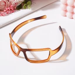 Sunglasses Frame Shape Hair Hoop Glasses Hairband For Women Girl Sweet Fixed Headband Hair Ornament Fashion Hair Accessories