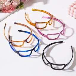Sunglasses Frame Shape Hair Hoop Glasses Hairband For Women Girl Sweet Fixed Headband Hair Ornament Fashion Hair Accessories