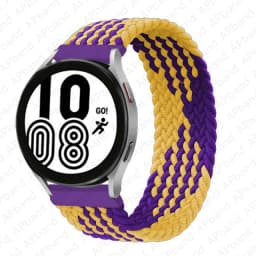 20mm 22mm Band for Samsung Galaxy watch 7/4/6/5 pro/active 2/Gear S3 braided solo loop bracelet correa Huawei watch GT 2 3 strap