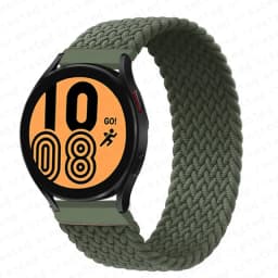 20mm 22mm Band for Samsung Galaxy watch 7/4/6/5 pro/active 2/Gear S3 braided solo loop bracelet correa Huawei watch GT 2 3 strap