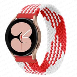20mm 22mm Band for Samsung Galaxy watch 7/4/6/5 pro/active 2/Gear S3 braided solo loop bracelet correa Huawei watch GT 2 3 strap