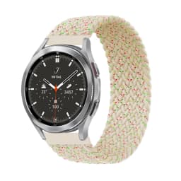 20mm 22mm Band for Samsung Galaxy watch 7/4/6/5 pro/active 2/Gear S3 braided solo loop bracelet correa Huawei watch GT 2 3 strap