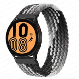 20mm 22mm Band for Samsung Galaxy watch 7/4/6/5 pro/active 2/Gear S3 braided solo loop bracelet correa Huawei watch GT 2 3 strap