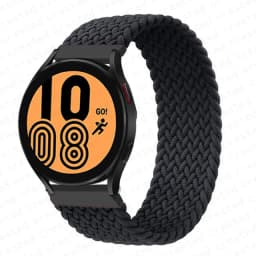 20mm 22mm Band for Samsung Galaxy watch 7/4/6/5 pro/active 2/Gear S3 braided solo loop bracelet correa Huawei watch GT 2 3 strap