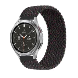 20mm 22mm Band for Samsung Galaxy watch 7/4/6/5 pro/active 2/Gear S3 braided solo loop bracelet correa Huawei watch GT 2 3 strap