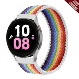 20mm 22mm Band for Samsung Galaxy watch 7/4/6/5 pro/active 2/Gear S3 braided solo loop bracelet correa Huawei watch GT 2 3 strap